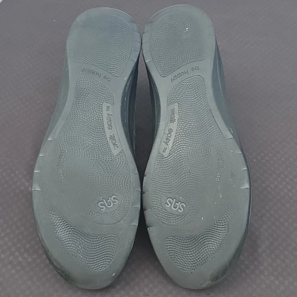 SAS Womens 11 M Sneaker Walk Easy Charcoal‎ Grey Nubuck Walking Shoes  Comfort